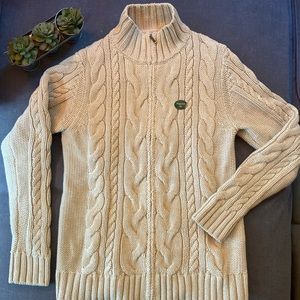 L.L. Bean cable knit sweater
